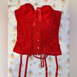 Savage X Fenty Scarlet Lace Corset